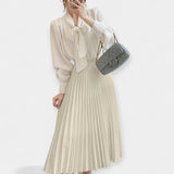 Pikk plisseeritud seelik