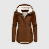 Virve - Veekindel pikk mantel kapuutsiga ja voodriga