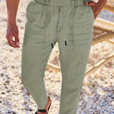 NICHOLS | LAI LINASE PÜKSID KÖITEGA