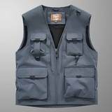 MULTI-POCKET RESPIRANT GILET