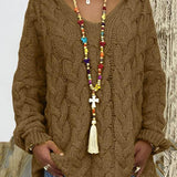 Pehme Kootud Kapuutsiga Kampsun – Mugav ja Nauditav Igapäevastiil