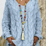 Pehme Kootud Kapuutsiga Kampsun – Mugav ja Nauditav Igapäevastiil