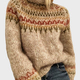 Vilja - Kootud kõrge kaelusega kampsun