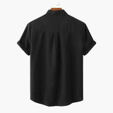 Evaristo — Рубашка естественного кроя, сочетающая в себе непринужденную элегантность.