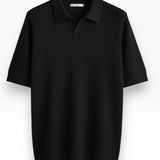 Aureliano — Ребристая рубашка-поло с изысканным кроем и современной элегантностью.
