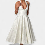 Midi kleit avatud selja ja korsetiga