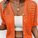 Lühikeste varrukatega suvine kardigan