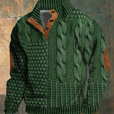 Oskar Signature-Struktuurne Kootud Džemper Maskuliinse Iseloomuga