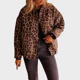 Tiina – Elegantne leopardimustriga jope