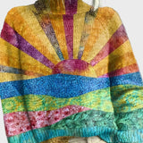 Ormi - Kootud kõrge kaelusega särk peene disainiga