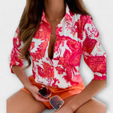 Maria - Klassikalise kaelusega T-särk